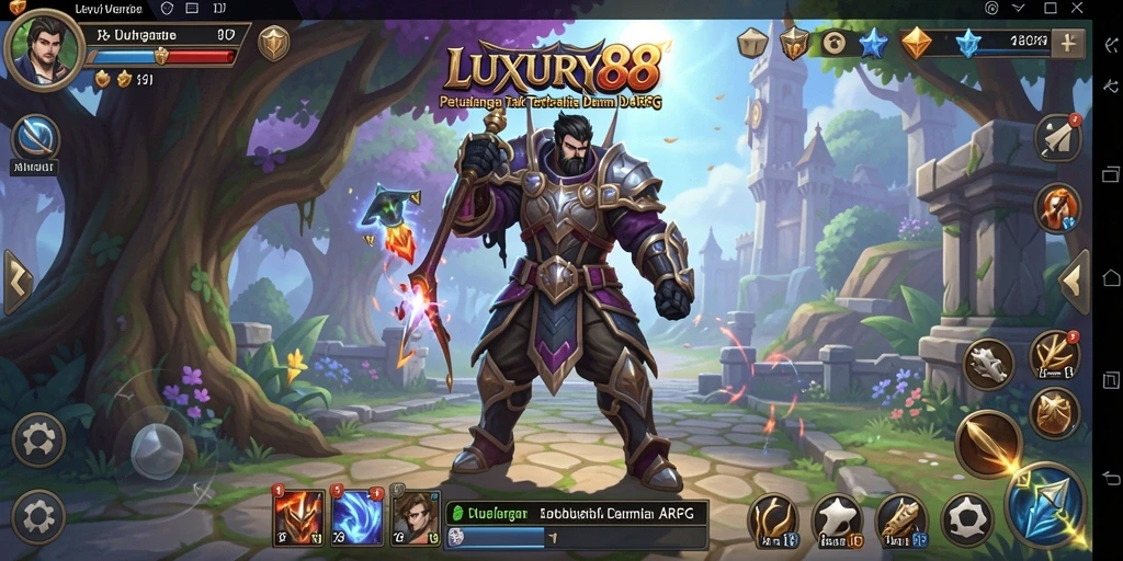Tampilan gameplay menawan dari LUXURY88 yang penuh aksi.