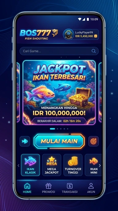Tampilan antarmuka pengguna bos777 yang ramah dan mudah digunakan.